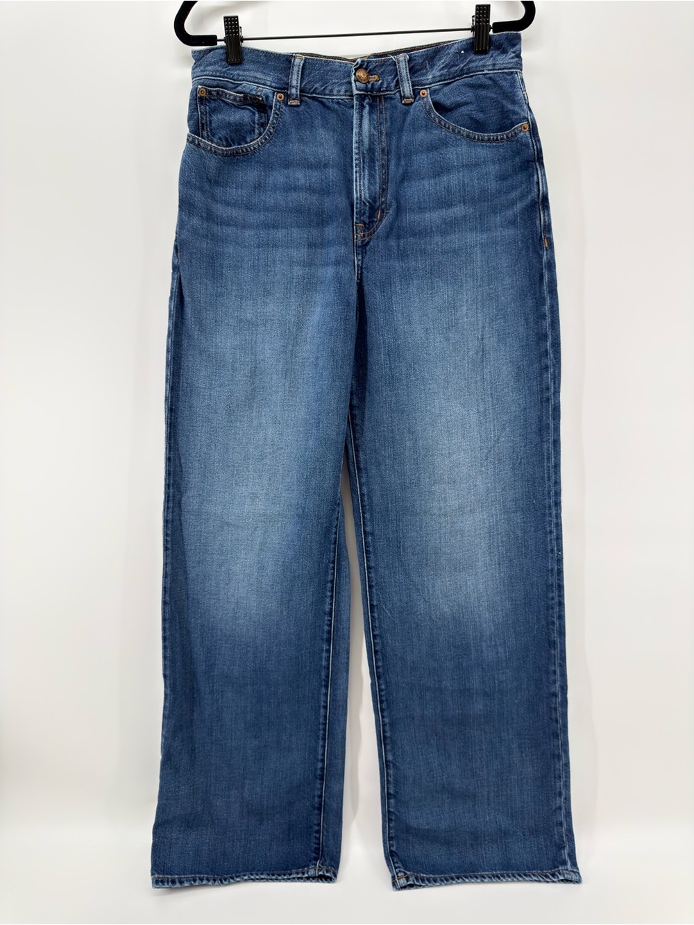 Madewell The Perfect Vintage Wide-Leg Jean 28 High Rise blue